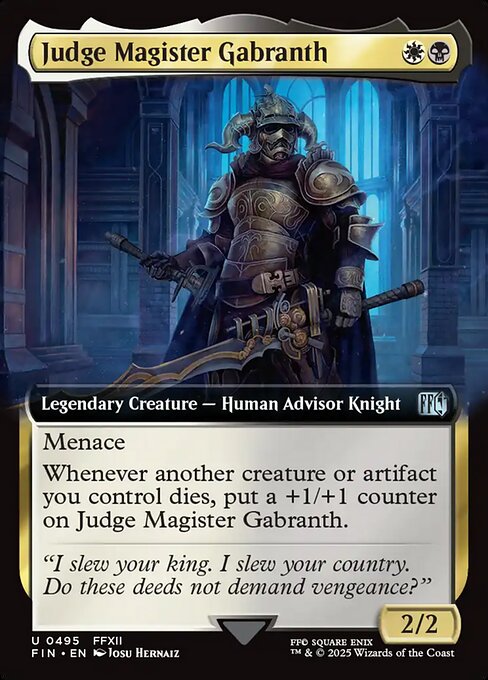 Judge Magister Gabranth (FIN 495)