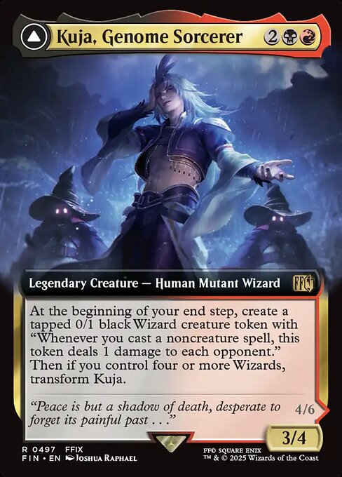 Kuja, Genome Sorcerer // Trance Kuja, Fate Defied (FIN 497)