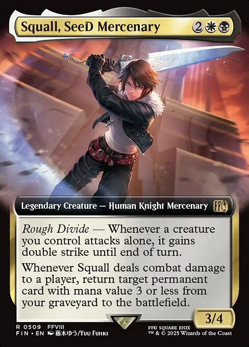 Squall, SeeD Mercenary (FIN 509)