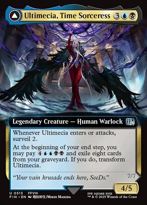 Ultimecia, Time Sorceress // Ultimecia, Omnipotent (FIN 513)