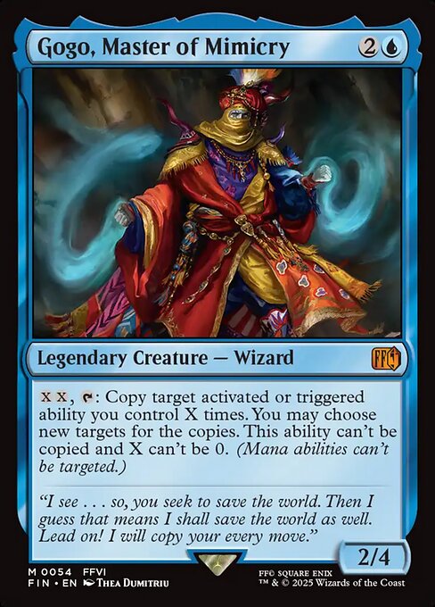 Gogo, Master of Mimicry (FIN 54)
