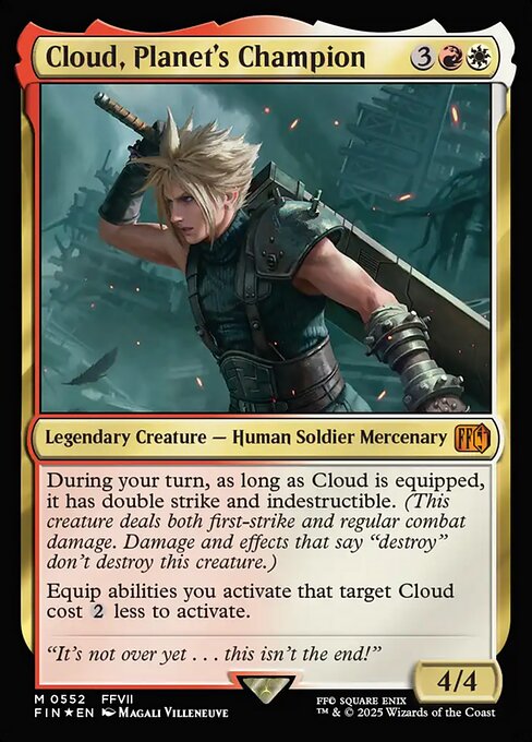 Cloud, Planet's Champion (FIN 552)