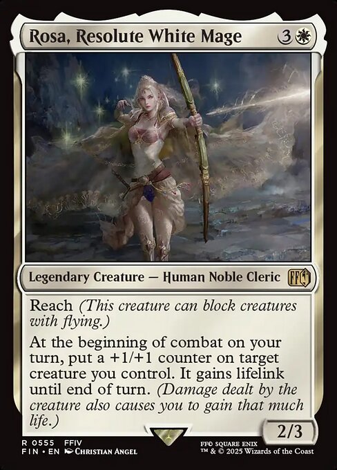 Rosa, Resolute White Mage (FIN 555)