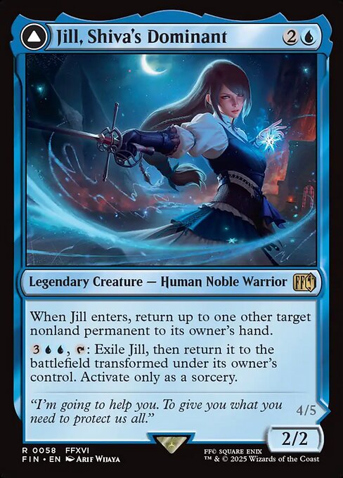 Jill, Shiva's Dominant // Shiva, Warden of Ice (FIN 58)
