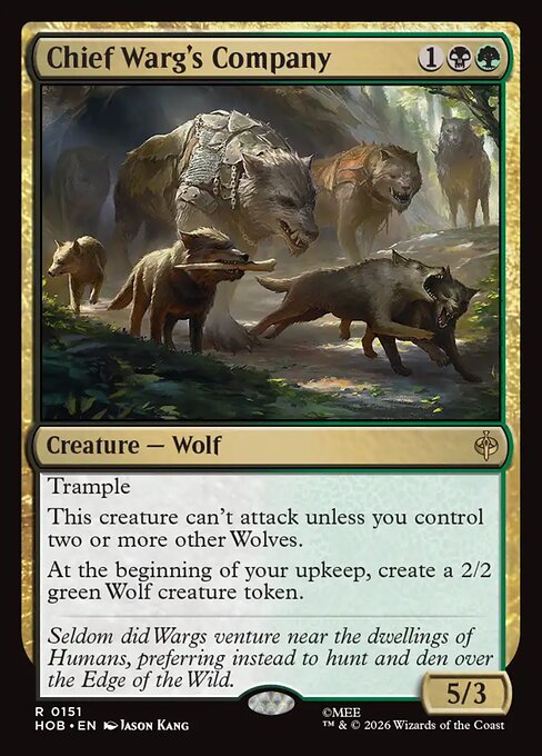 Chief Warg's Company (HOB 151)