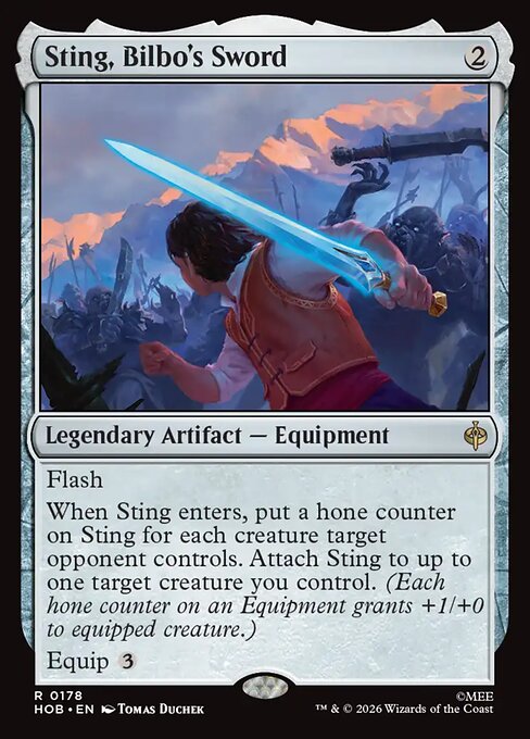 Sting, Bilbo's Sword (HOB 178)