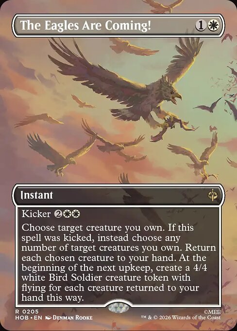 The Eagles Are Coming! (Borderless) (HOB 205)