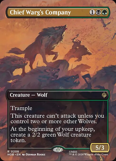 Chief Warg's Company (Borderless) (HOB 208)