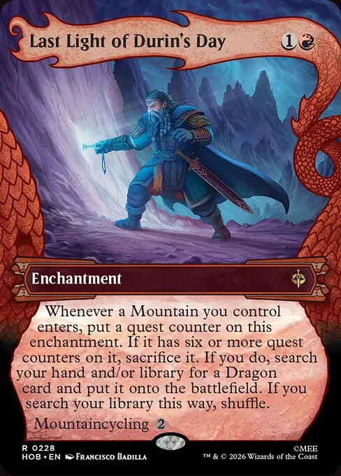 Last Light of Durin's Day (Showcase) (HOB 228)