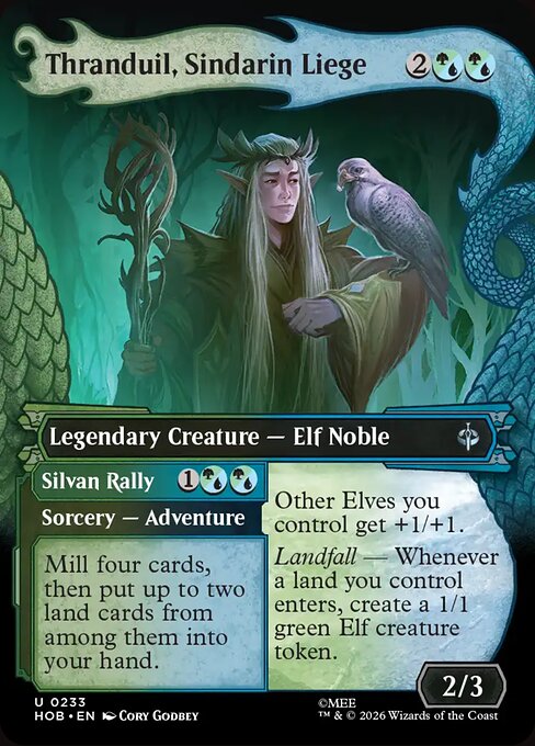 Thranduil, Sindarin Liege // Silvan Rally (Showcase) (HOB 233)