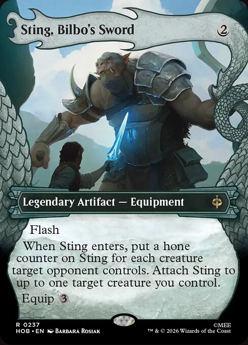 Sting, Bilbo's Sword (Showcase) (HOB 237)