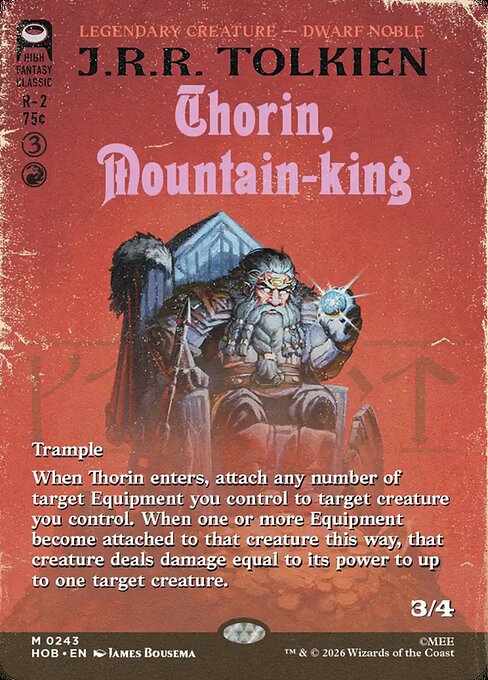 Thorin, Mountain-king (HOB 243)