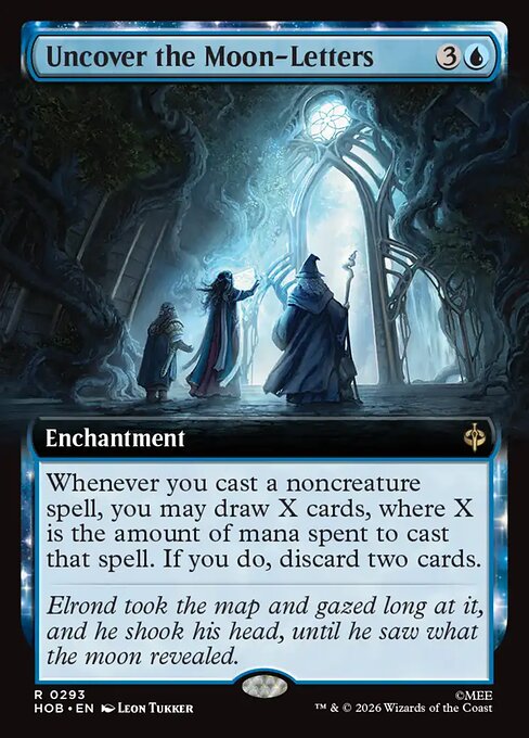 Uncover the Moon-Letters (Extended Art) (HOB 293)