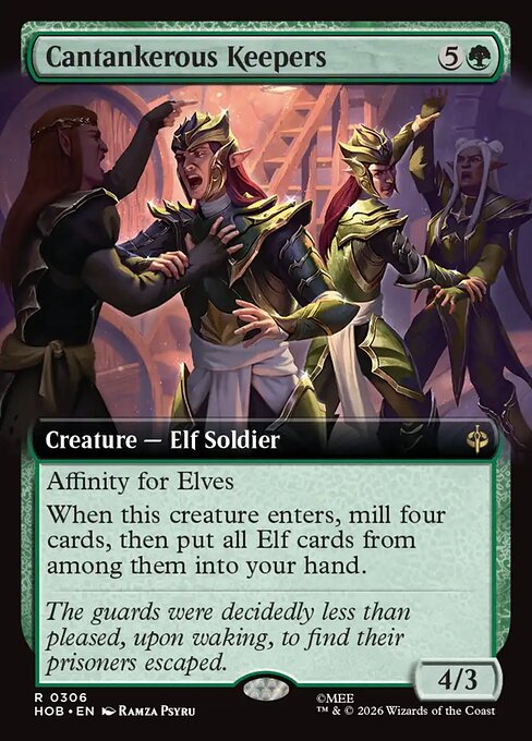 Cantankerous Keepers (Extended Art) (HOB 306)