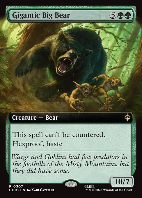 Gigantic Big Bear (Extended Art) (HOB 307)
