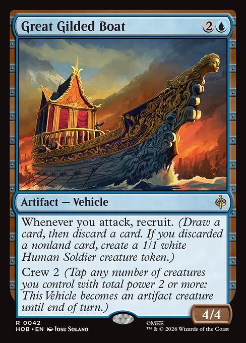 Great Gilded Boat (HOB 42)