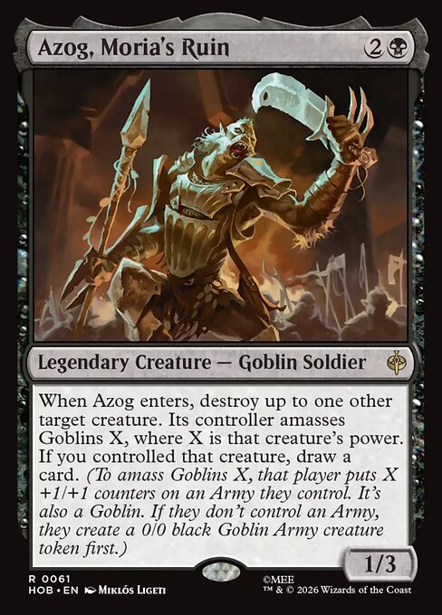 Azog, Moria's Ruin (HOB 61)