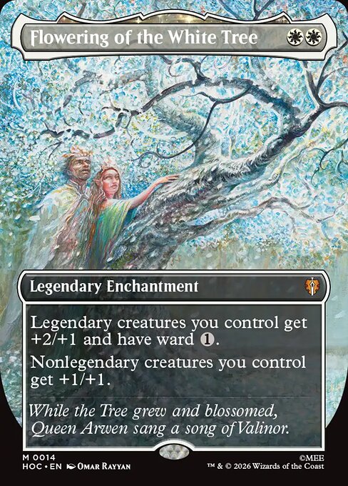 Flowering of the White Tree (Borderless) (HOC 14)