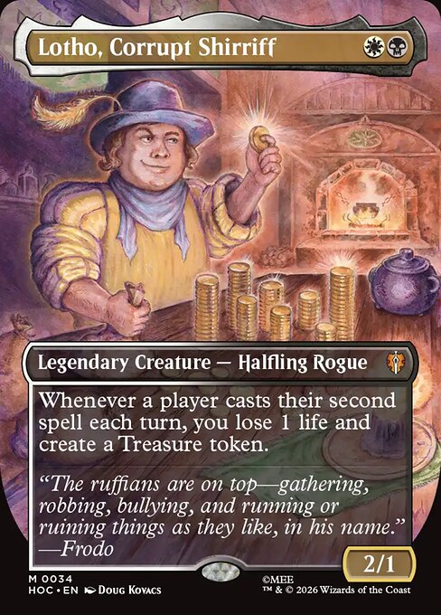 Lotho, Corrupt Shirriff (Borderless) (HOC 34)