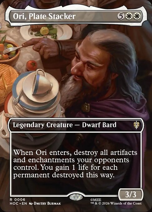 Ori, Plate Stacker (Borderless) (HOC 6)
