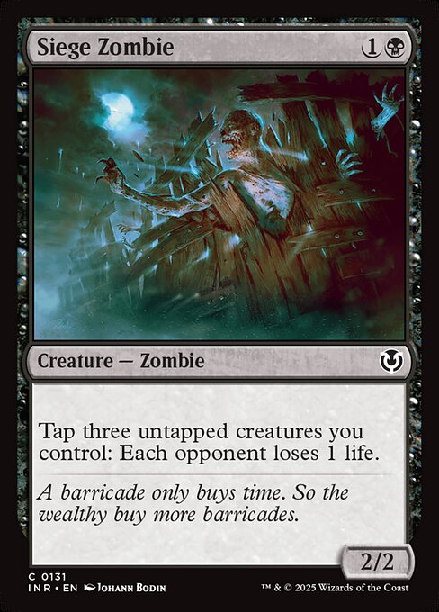 Siege Zombie (INR 131)