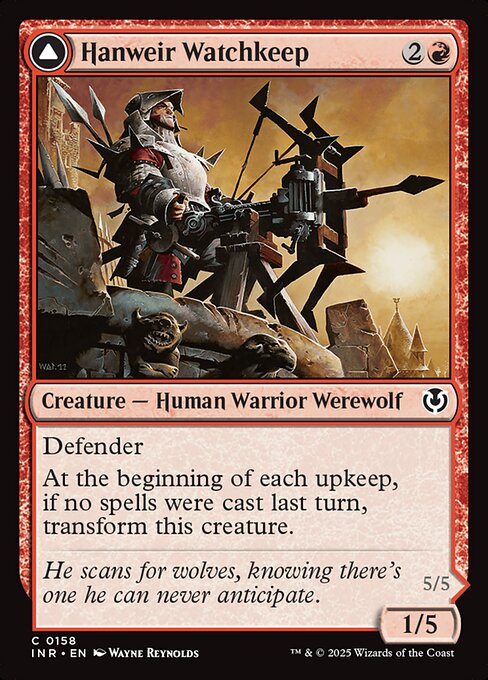 Hanweir Watchkeep // Bane of Hanweir (INR 158)