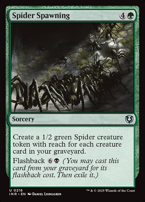 Spider Spawning (INR 216)