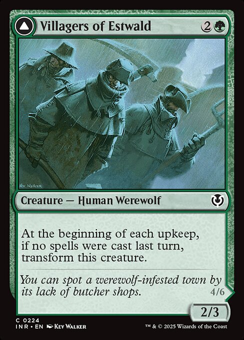 Villagers of Estwald // Howlpack of Estwald (INR 224)