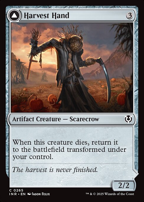 Harvest Hand // Scrounged Scythe (INR 265)