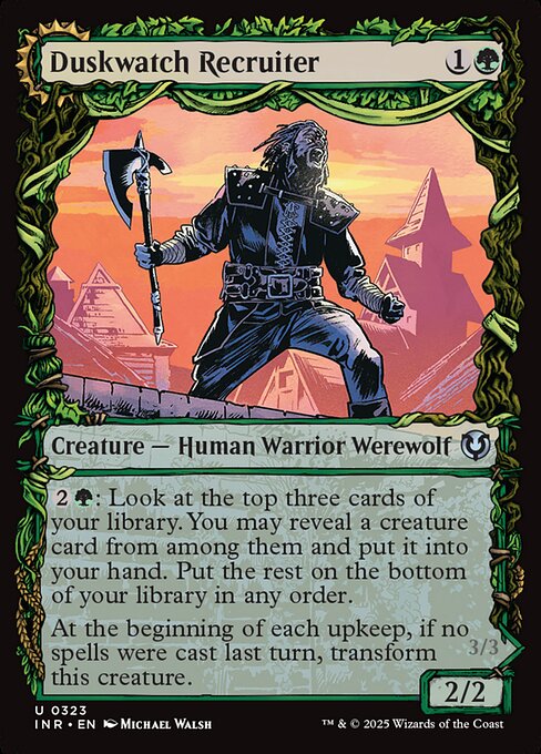 Duskwatch Recruiter // Krallenhorde Howler (INR 323)