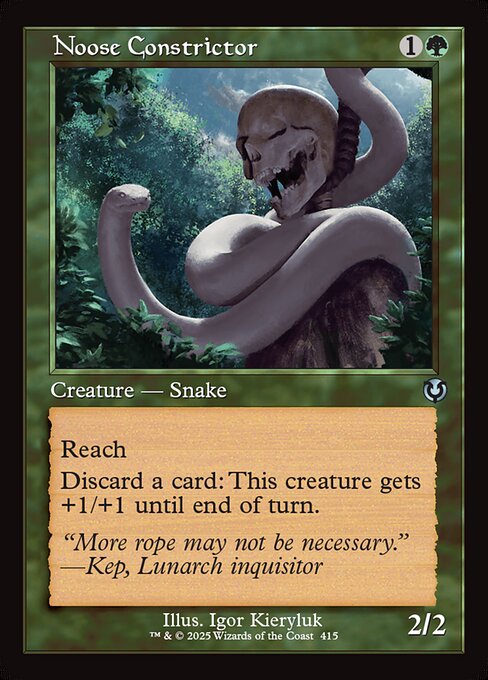 Noose Constrictor (INR 415)