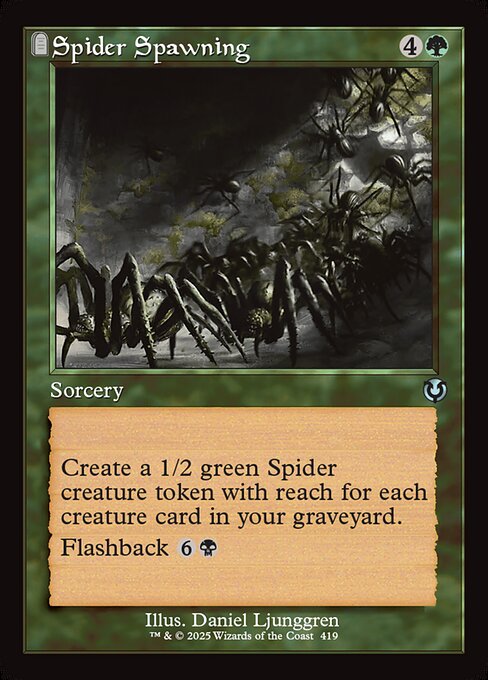 Spider Spawning (INR 419)