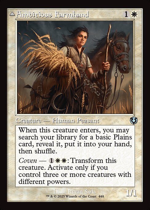 Ambitious Farmhand // Seasoned Cathar (INR 448)