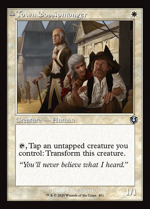 Town Gossipmonger // Incited Rabble (INR 451)
