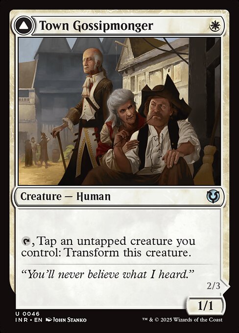Town Gossipmonger // Incited Rabble (INR 46)