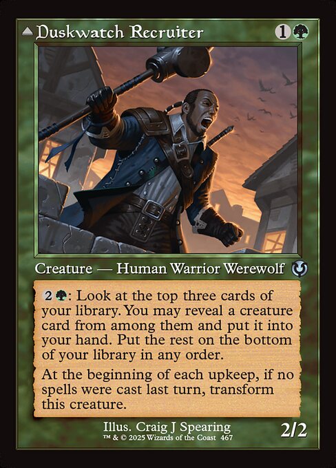 Duskwatch Recruiter // Krallenhorde Howler (INR 467)