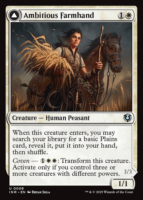 Ambitious Farmhand // Seasoned Cathar (INR 8)