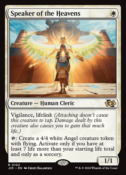 Speaker of the Heavens (J25 102)