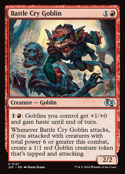 Battle Cry Goblin (J25 127)