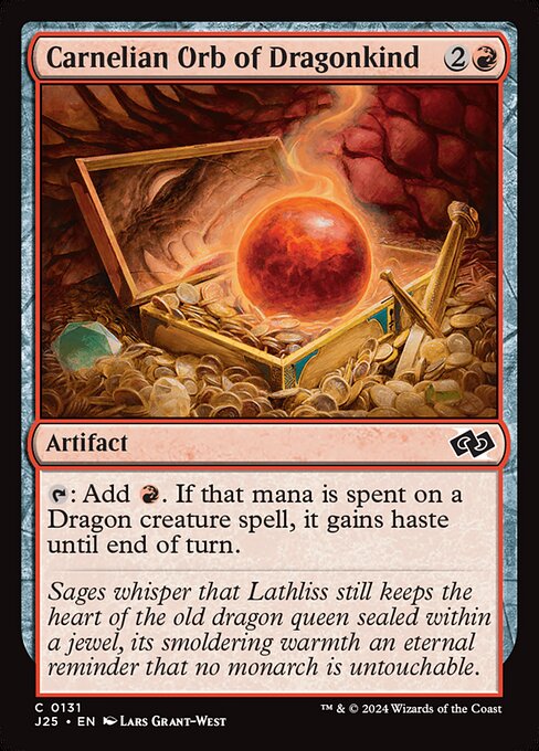 Carnelian Orb of Dragonkind (J25 131)