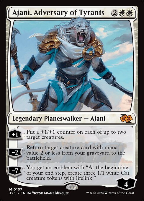 Ajani, Adversary of Tyrants (J25 157)