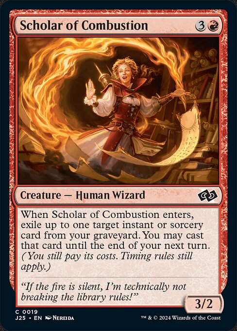 Scholar of Combustion (J25 19)