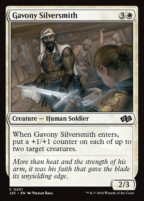 Gavony Silversmith (J25 201)