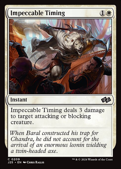 Impeccable Timing (J25 209)