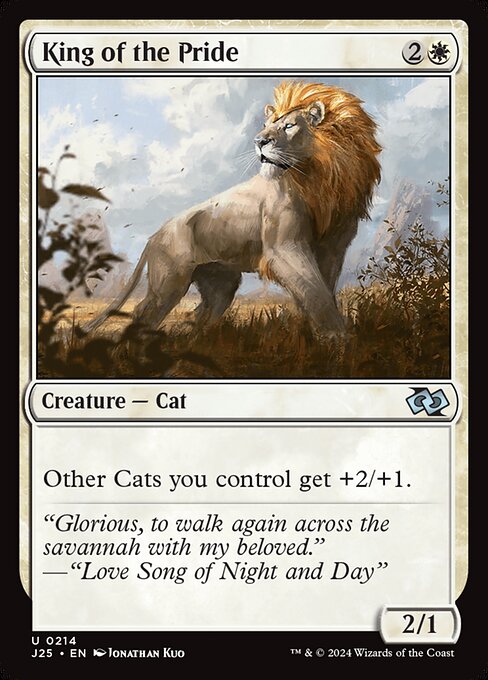 King of the Pride (J25 214)