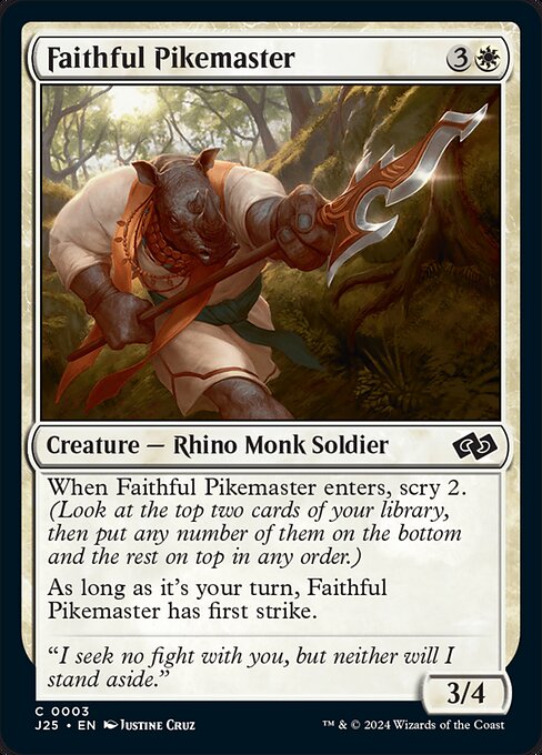 Faithful Pikemaster (J25 3)