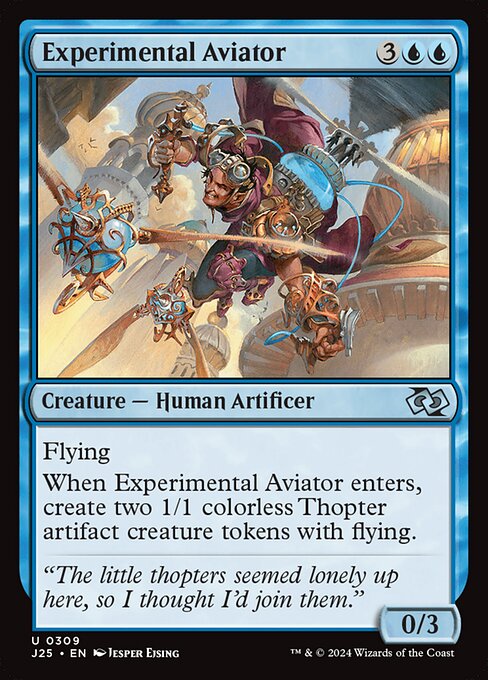 Experimental Aviator (J25 309)