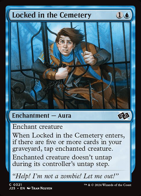 Locked in the Cemetery (J25 321)