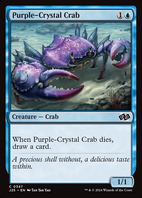 Purple-Crystal Crab (J25 347)