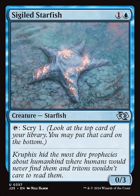 Sigiled Starfish (J25 357)